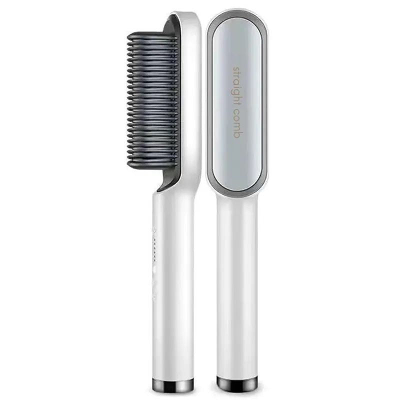 909 Brush Hair Straightener – Comb Style | Multi-Color Hair Styling Tool for Girls